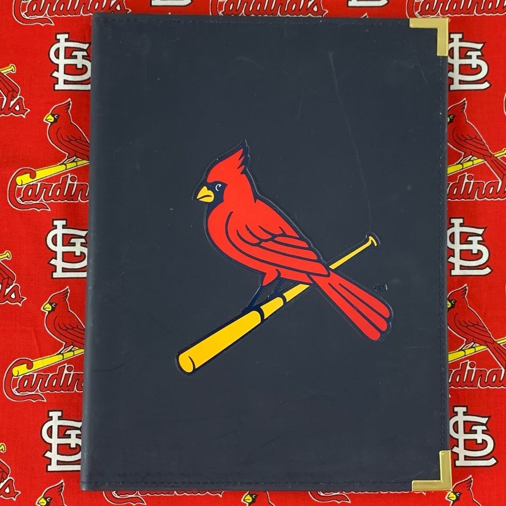 Rawlings St. Louis Cardinals “Bird on the Bat” Notebook portfolio.
